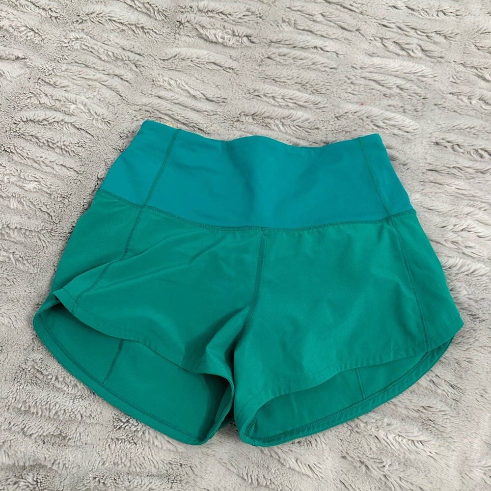 Green Lululemon Shorts